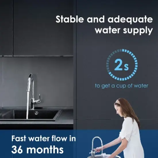 Waterdrop 17UB Under Sink WaterdropWater Filter, NSF/ANSI 42 Certified, Reduces PFAS 24K Gallons Extra RF17 Replacement Filter image {3}