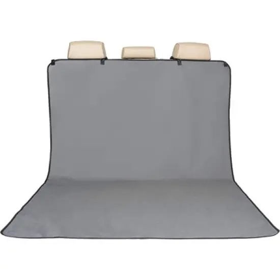 PetSafe Happy Ride Waterproof & Machine Washable Cargo Liner for Pets, Fits Most Vehicles, Grey (70"L x 50"W) image {4}