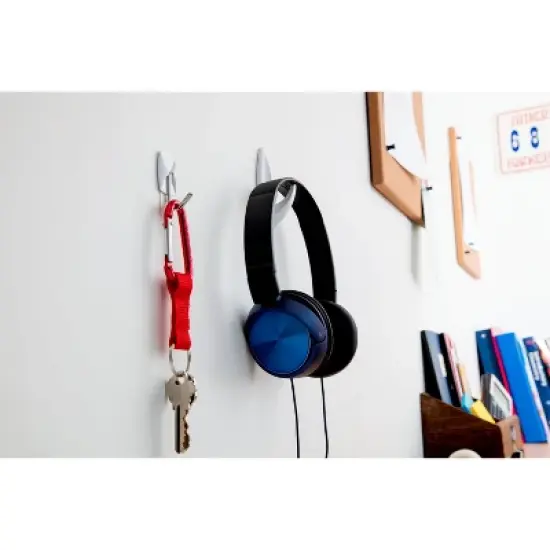 Command 20 Pairs Large Picture Hanging Strips Decorative Hooks image {5}