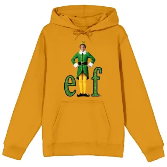 Elf William Buddy Hobbs Logo Men's Gold Sweatshirt image {6}