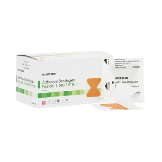 McKesson Adhesive Bandages, Fabric Digit Strips image {4}