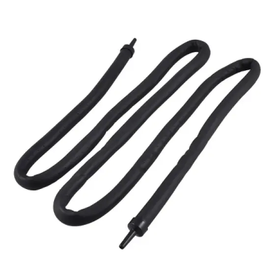 Unique Bargains Aquarium Fish Tank Rubber Hose Air Curtain Bubble Oxygen Diffuser Black 41" Length image {3}