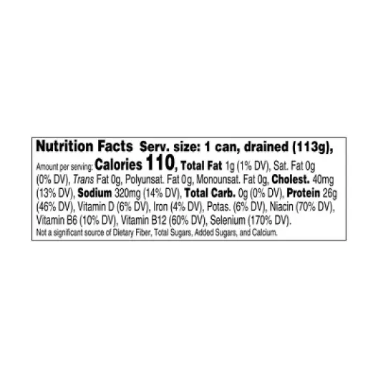 Starkist Solid White Tuna Water Can - 40oz / 8pk image {4}