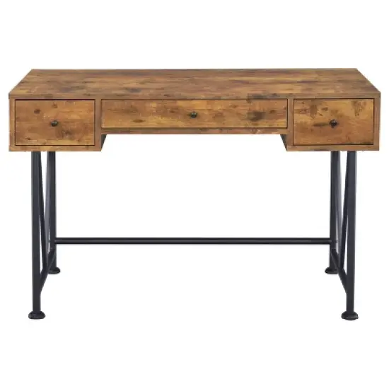 Analiese 3 Drawer Writing Desk - Coaster image {3}