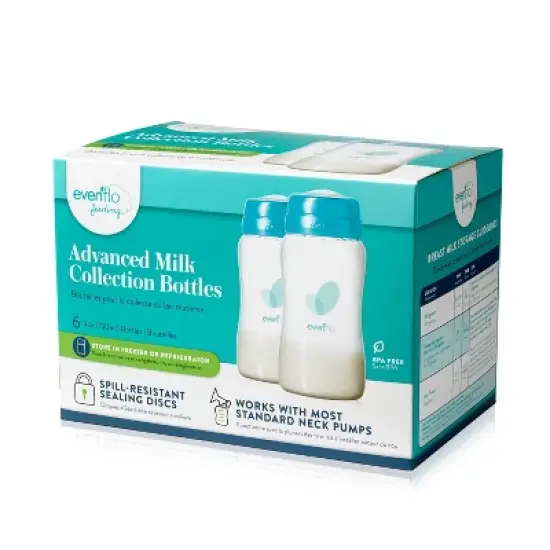 Evenflo Advanced Breast Milk Collection Bottles 5oz, 6ct image {11}
