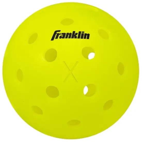 Franklin Sports X40 Pickleballs Vellum - 6Pc: Neon Yellow, Polyethylene, All Ages image {1}