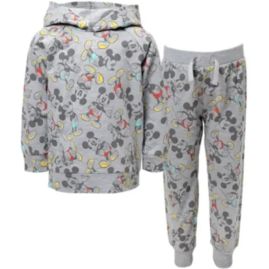 Disney Mickey Mouse Donald Duck Goofy Pluto French Terry Pullover Hoodie and Set Infant to Big Kid image {9}
