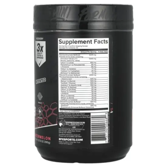 EFX Sports AminoZorb&reg; Elite 21, Watermelon, 13.76 oz (390 g) image {1}