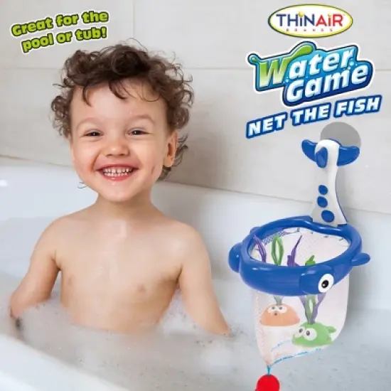 Scooba Duck Net The Fish Water Game &ndash; Shark Net, 3 Fish, Bath & Pool Toy 3+ image {2}