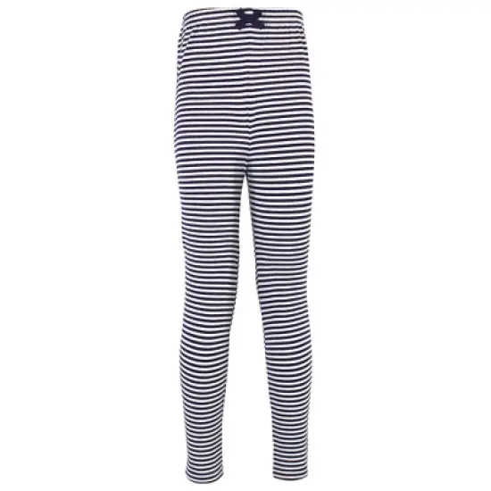 Touched by Nature Baby, Toddler, Big Kids and Youth Girl Organic Cotton Leggings 4pk, Navy Floral image {2}