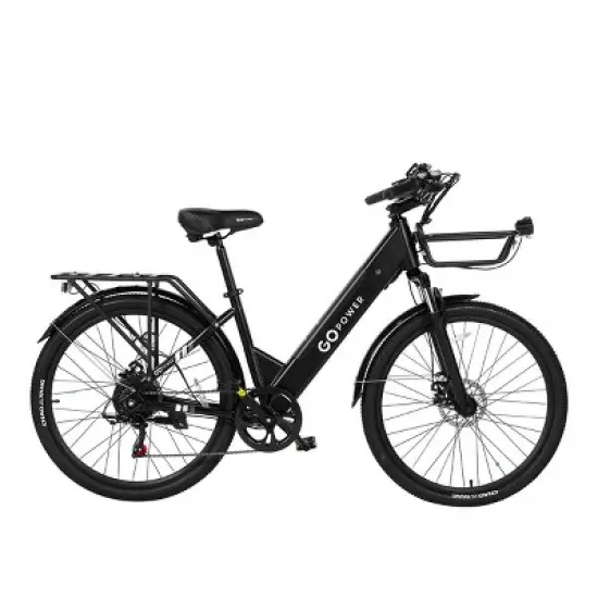 GoPowerBike GoVelo Electric Bike for Adults &ndash; 500W Motor, Removable Battery, 26&rdquo; Tires, 20 MPH Top Speed, 50+ Mile Range image {15}
