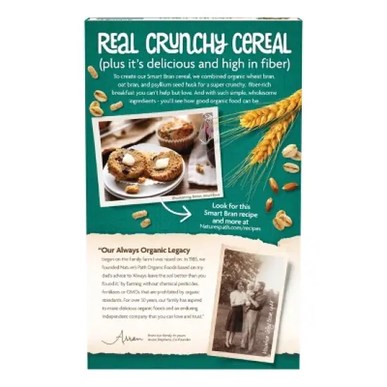 Nature's Path Organic Smart Bran Cereal 12pk/127.2oz image {2}