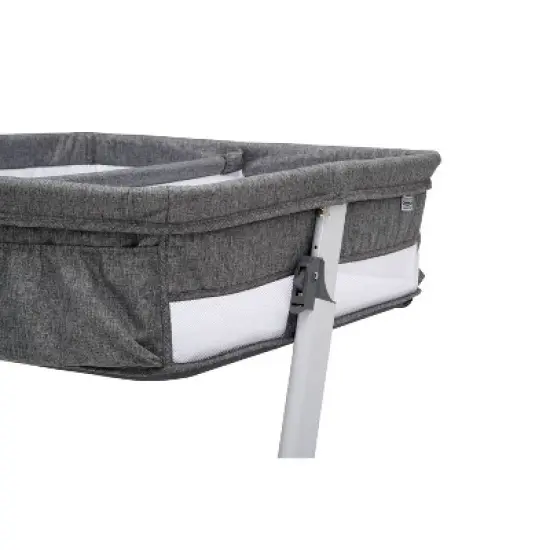 Delta Children Simmons Kids' By The Bed City Sleeper Bassinet for Twins - Gray image {5}