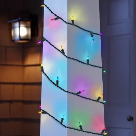 Philips 400ct Heavy Duty Incandescent Smooth Mini String Lights Spool Multicolored image {2}