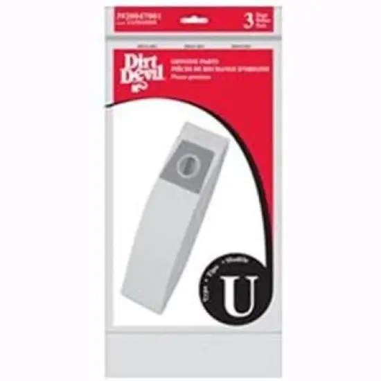 Dirt Devil Type U Vacuum Bags - 3920047001 (6 PK) image {2}