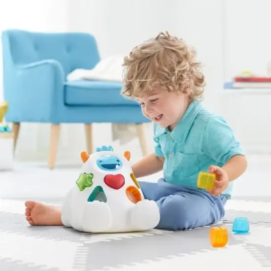 Skip Hop Explore & More Shape Sort & Spin Yeti Toy image {1}