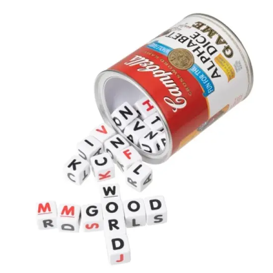 TDC Games Campbell's Alphabet Dice Game, Word Game, Great for Party Favors, Travel Games, Family Games, Camping Games, Games for Family Game Night, image {7}
