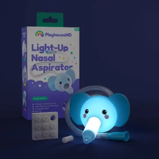 Playhouse MD Light-Up Nasal Aspirator - Elephant Trunk image {2}