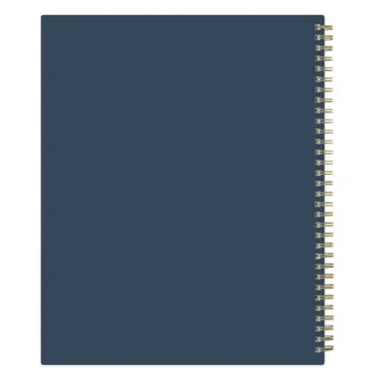 Ivory Paper Co 2024 Planner 11"x8.5" Weekly/Monthly Wirebound French Navy image {4}
