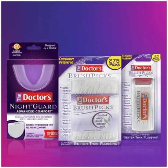 The Doctors Advanced Comfort Night Guard for Nighttime Teeth Grinding - 1ct Guard with Storage Case image {4}