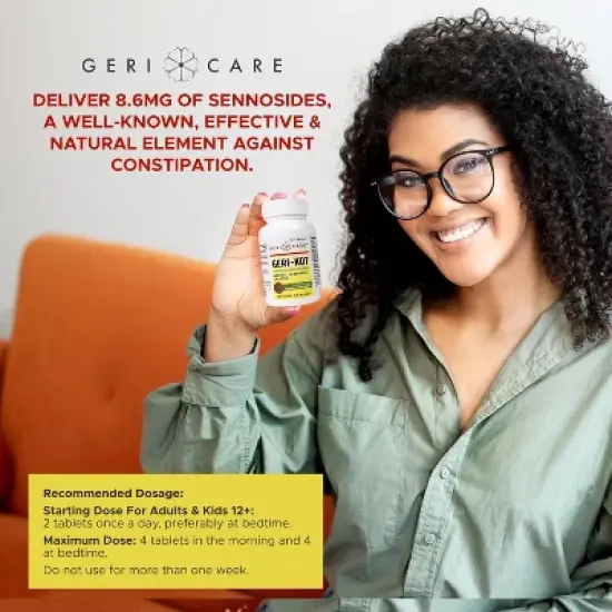 Geri Care - Geri-Kot Natural Vegetable Laxative, 100 Count image {6}