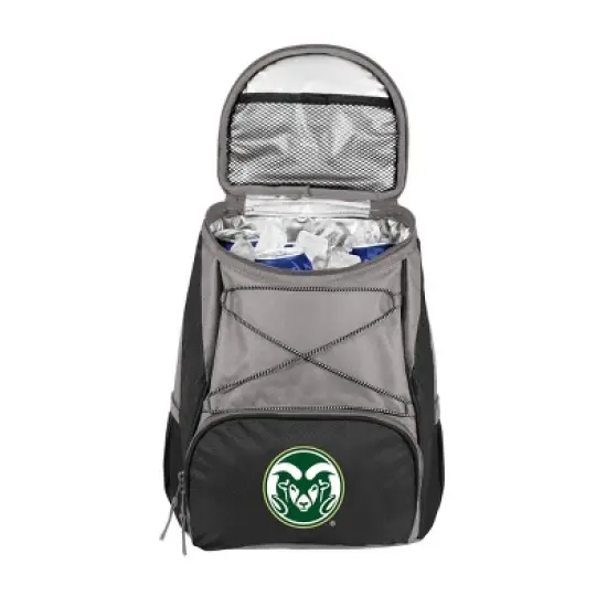 NCAA Colorado State Rams PTX Backpack Cooler - Black image {2}