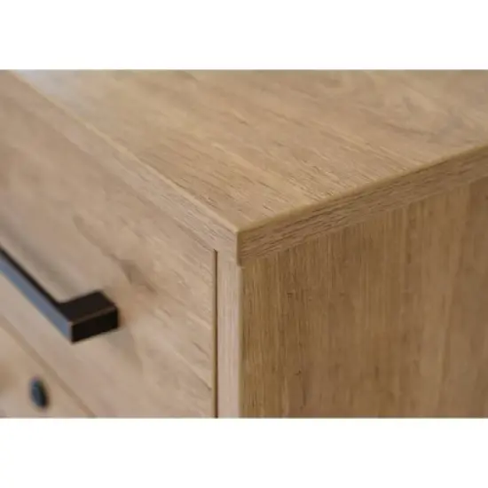 Mason Modern Two Drawer Wood Laminate File Cabinet - Martin Furniture image {4}