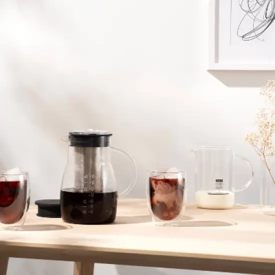 Bodum Melior 8c 34oz Cold Brew and Ice Tea Maker: Cold Brew Coffee Maker, BPA-Free, Dishwasher-Safe, Reusable Filter image {4}