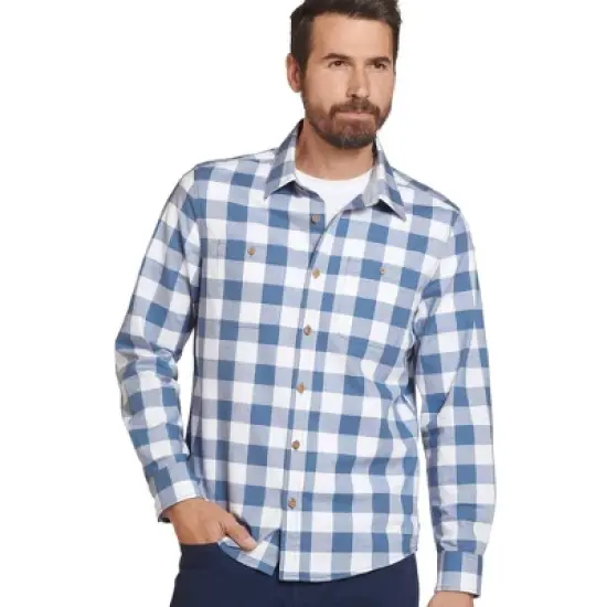 Jockey Men's Outdoors Long Sleeve Woven Button-Up Shirt image {3}