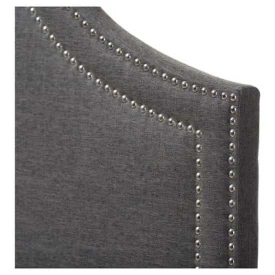 Avignon Modern And Contemporary Fabric Upholstered Headboard - Baxton Studio image {2}