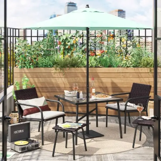 Round Braided Outdoor Rug - Threshold&trade; image {1}