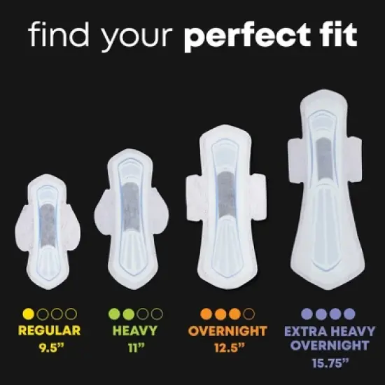 U by Kotex Balance Ultra Thin Regular Pads with Wings - Unscented image {2}