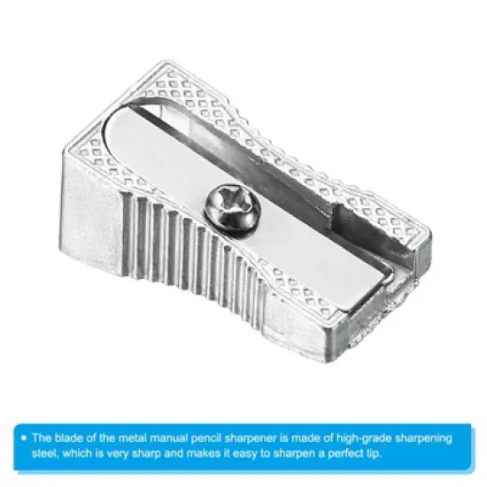 Unique Bargains Office Classroom Art Painting Mini Manual Pencil Sharpener with Single Hole image {3}