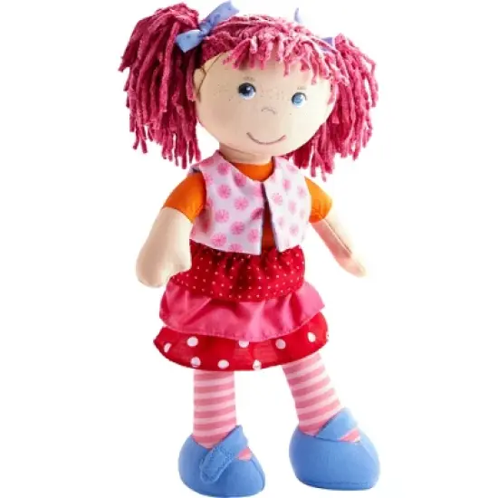 HABA Lilli-Lou 12" Soft Doll with Pink Hair image {1}