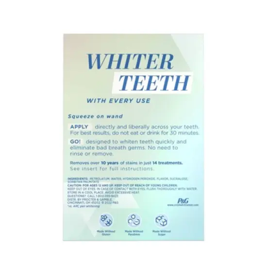 Crest Whitening Emulsions Germ Kill with Wand On The Counter - 0.88oz image {2}