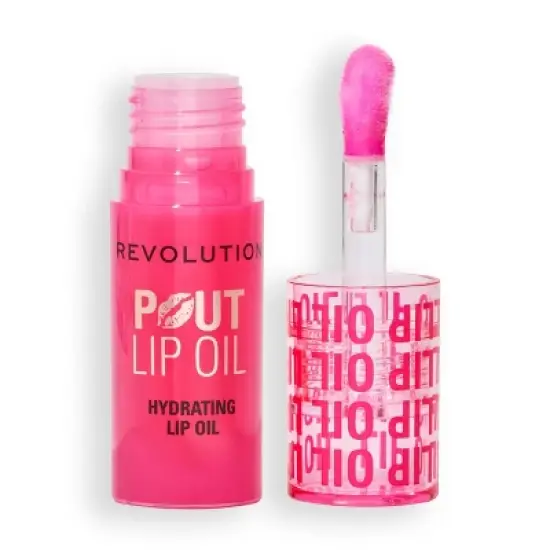 Makeup Revolution Pout Lip Oil - 0.1oz image {11}