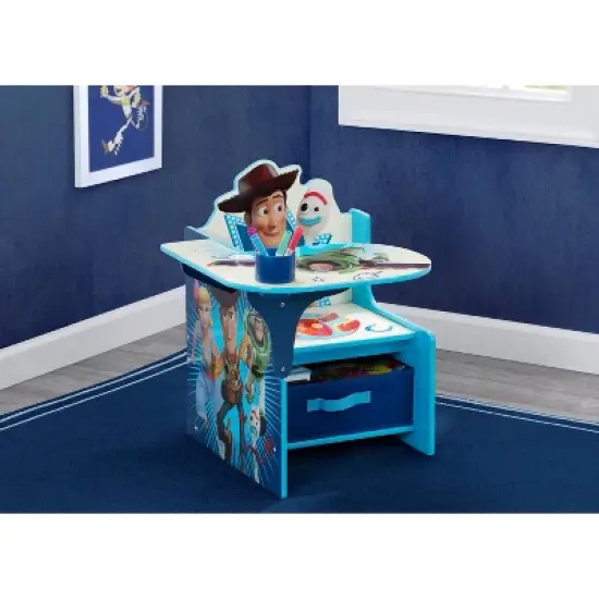 Disney Pixar Toy Story 4 Chair Desk with Storage Bin - Delta Children image {1}