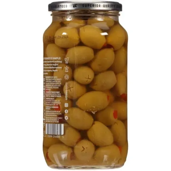 Pearls Pimiento Stuffed Manzanilla Olives - 21oz image {2}