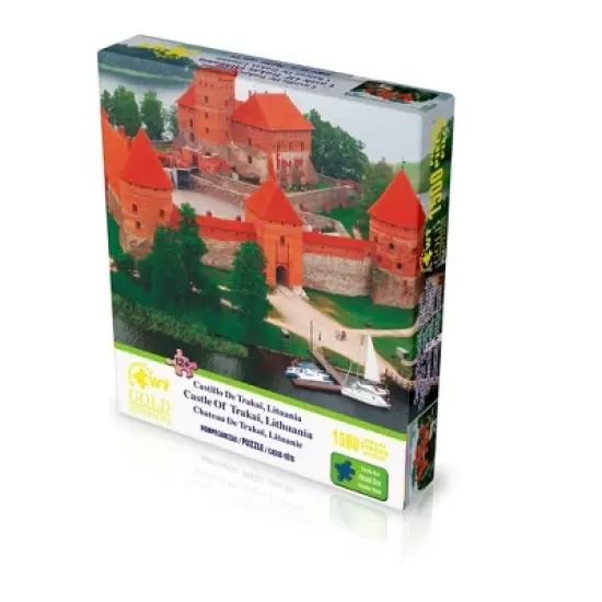 Wuundentoy Gold Edition: Castle of Trakai Lithuania Jigsaw Puzzle - 1500pc image {2}