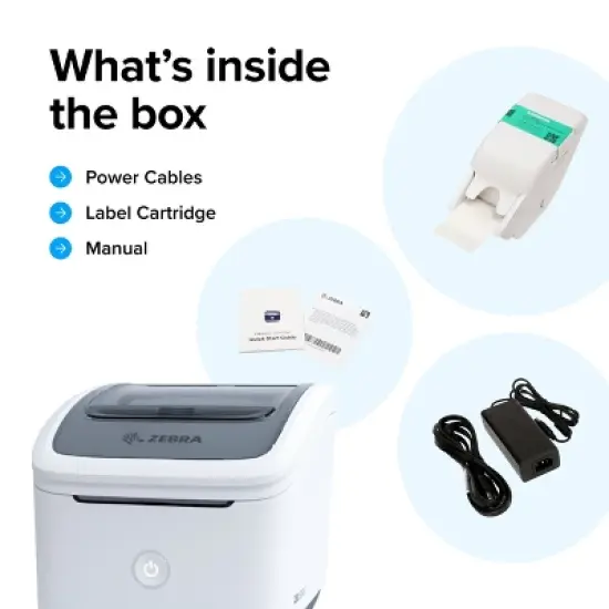 Zebra ZSB Series Thermal Label Printer - Shipping Printer for Barcode Labels, Address Labels & More - ZSB-DP12 2" Width image {3}