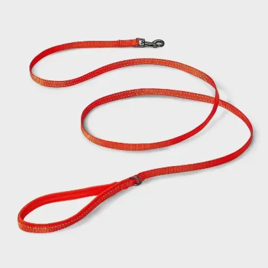 Reflective Comfort Dog and Cat Leash - 72" - Bright Orange - Boots & Barkley&trade; image {1}