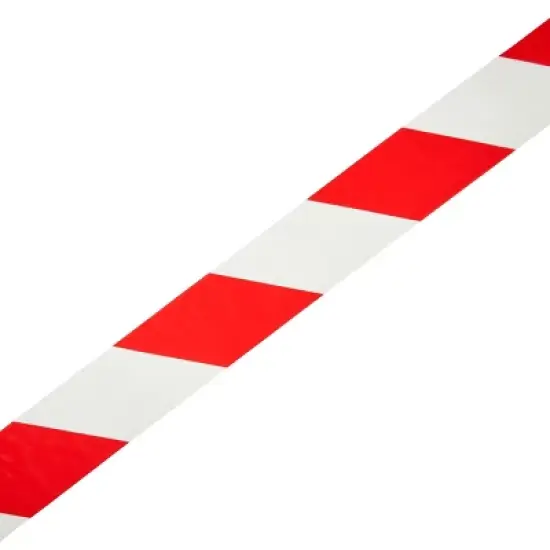 Stockroom Plus 2 Pack Caution Tape Roll, Red and White Stripes, High Visibility Barricade Tape, 2.8 in Wide, 660 Ft Rolls image {2}