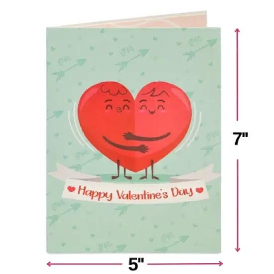 Paper Love Valentines Day Pop Up Card - Frndly 5" x 7" image {1}