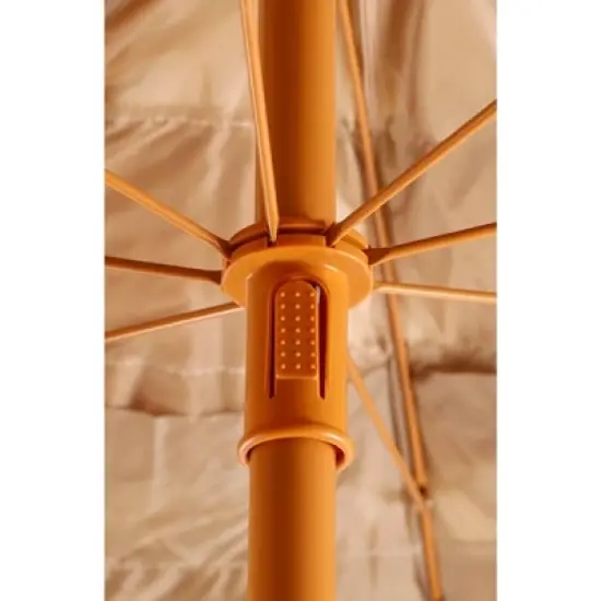 8'Thatch Patio Tiki Umbrella Tropical Palapa Raffia Tiki Hut Hawaiian Hula Beach Umbrella,Straw umbrella image {4}