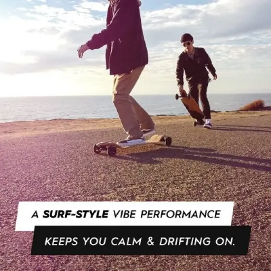 Magneto Glider Collection | 40" x 9.25" | Longboard Skateboard | 100mm Wheels | Bamboo Deck with Maple Core | Fully Assembled image {3}