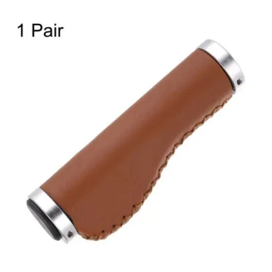 Unique Bargains Non-Slip PU Fit 7/8" Mountain Road MTB Scooter Bike Handlebar Grips 1 Pair 5.31" image {2}