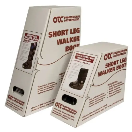 OTC Walker Boot, Low Top Leg Cast, Black image {2}