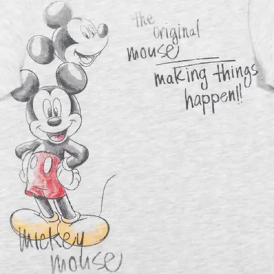 Disney Mickey Mouse T-Shirt and Shorts Outfit Set Grey / Oatmeal  image {4}