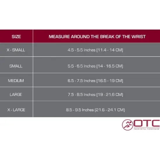 OTC Reversible Wrist Splint, Cock-up Lacing, Knit Elastic, Black image {1}