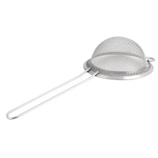 Unique Bargains Kitchen Dining Room Metal Tea Oil Spice Flour Mesh Strainer 3.9'' Dia 1 Pc image {2}